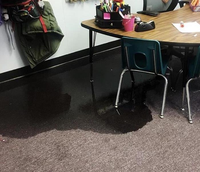 Leak in classroom